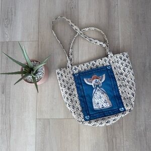 Vintage Jim Shore Angel Quilted tote bag